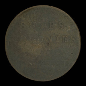 Canada, unknown, 1/2 penny : 1838