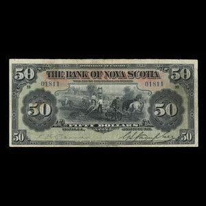 Canada, Bank of Nova Scotia, 50 dollars : January 2, 1925