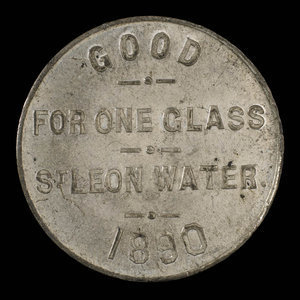 Canada, St. Leon Mineral Water Company Limited, 1 glass, St. Leon water : 1890