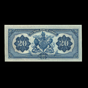 Canada, Royal Bank of Canada, 20 dollars : January 3, 1927