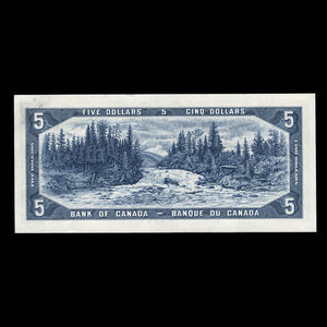 Canada, Bank of Canada, 5 dollars : 1954