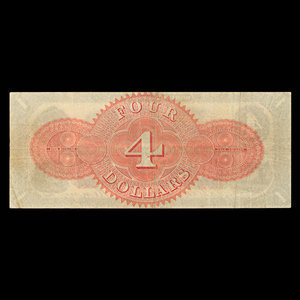 Canada, Merchants' Bank of Halifax, 4 dollars : January 1, 1879