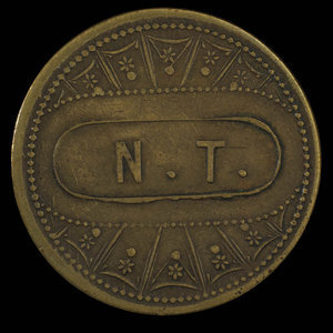 Canada, Napoleon Tremblay (N.T.), 5 cents : 1895