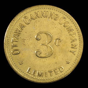 Canada, Ottawa Canning Company Limited, 3 cents : 1895