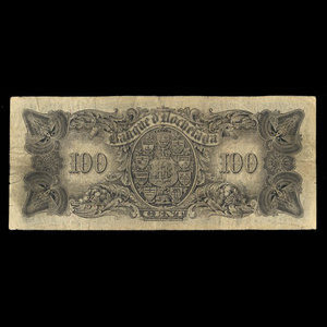 Canada, Banque d'Hochelaga, 100 dollars : January 1, 1914