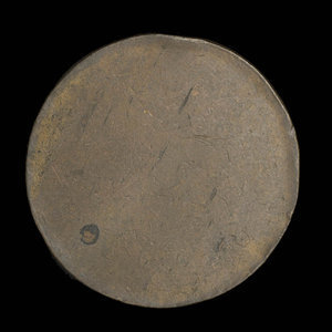 Canada, unknown, 1/2 penny : 1838