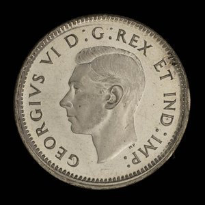 Canada, George VI, 10 cents : 1944