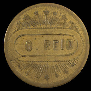 Canada, C. Reid, 10 cents : 1887