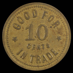 Canada, C. Reid, 10 cents : 1887