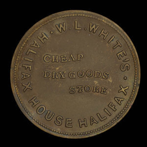 Canada, W.L. White, 1 farthing : 1870