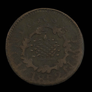 Canada, Hunterstown Lumber Co., 1/2 penny : 1852