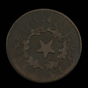 Canada, Hunterstown Lumber Co., 1/2 penny : 1852