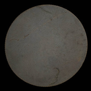 Canada, unknown, 1/2 penny : 1830