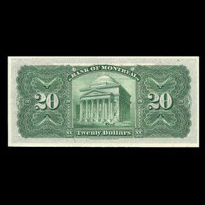 Canada, Bank of Montreal, 20 dollars : January 2, 1931