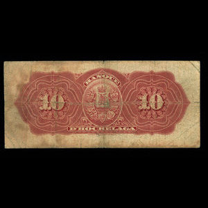 Canada, Banque d'Hochelaga, 10 piastres : February 23, 1911