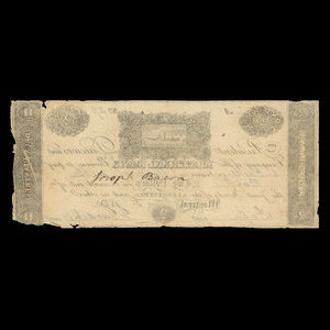 Canada, Montreal Bank, 2 dollars : January 5, 1820