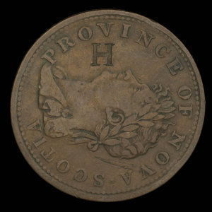 Canada, Province of Nova Scotia, 1/2 penny : 1823