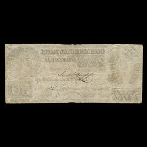 Canada, Commercial Bank of Montreal, 50 dollars : October 10, 1835