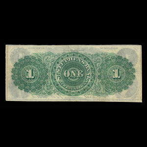 Canada, St. Stephen's Bank, 1 dollar : February 1, 1886