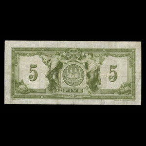 Canada, Canadian Bank of Commerce, 5 dollars : January 2, 1917