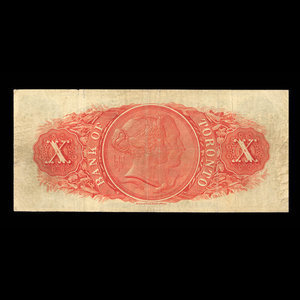 Canada, Bank of Toronto (The), 10 dollars : February 2, 1914