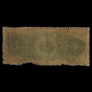 Canada, Exchange Bank of Canada, 4 dollars : October 1, 1872