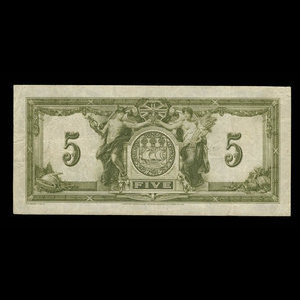 Canada, Canadian Bank of Commerce, 5 dollars : January 2, 1917