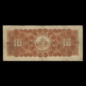 Canada, Metropolitan Bank (The), 10 dollars : November 5, 1902