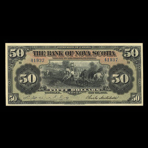 Canada, Bank of Nova Scotia, 50 dollars : July 2, 1920