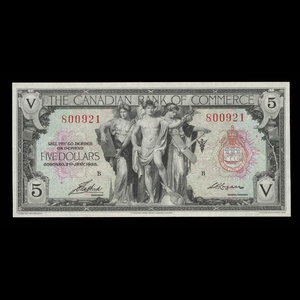 Canada, Canadian Bank of Commerce, 5 dollars : January 2, 1935