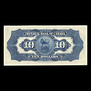 Canada, Imperial Bank of Canada, 10 dollars : January 3, 1939