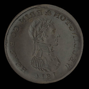 Ireland, unknown, 1 penny : 1814