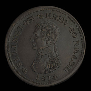 Ireland, unknown, 1 penny : 1814