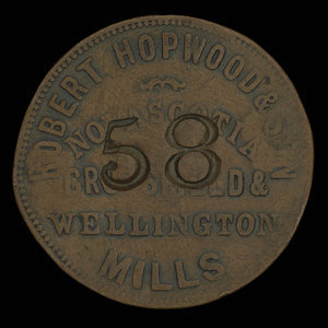 Canada, Robert Hopwood & Son, no denomination : 1852