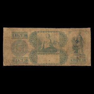 Canada, Banque du Peuple (People's Bank), 1 dollar : March 1, 1849