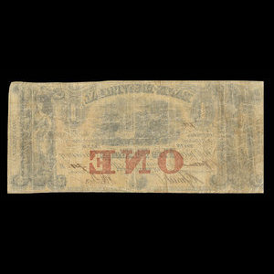 Canada, Bank of Montreal, 1 dollar : January 1, 1849