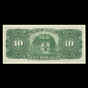 Canada, Bank of Montreal, 10 dollars : January 2, 1931