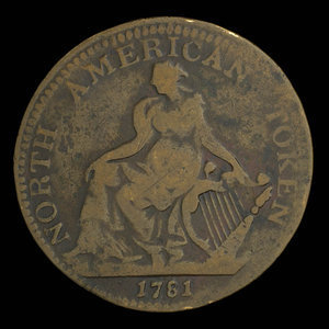 Canada, unknown, 1/2 penny : 1781