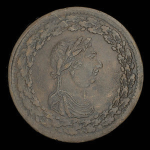 Canada, unknown, 1 penny : 1812