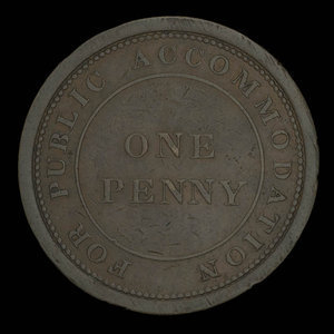 Canada, unknown, 1 penny : 1805