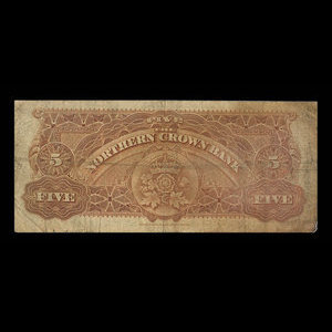 Canada, Northern Crown Bank, 5 dollars : July 2, 1914