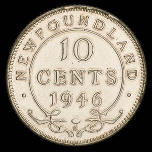 Canada, George VI, 10 cents : 1946