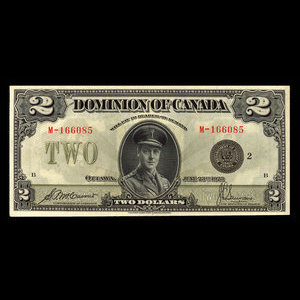 Canada, Dominion of Canada, 2 dollars : June 23, 1923