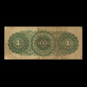 Canada, St. Stephen's Bank, 1 dollar : October 1, 1873