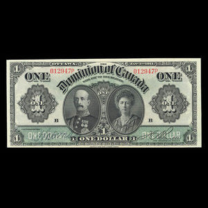 Canada, Dominion of Canada, 1 dollar : January 3, 1911