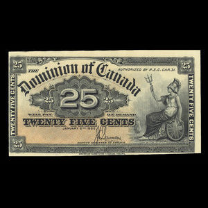 Canada, Dominion of Canada, 25 cents : January 2, 1900