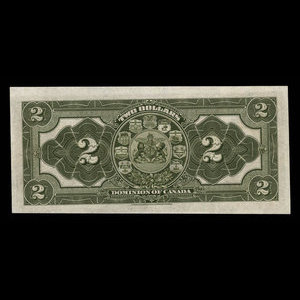 Canada, Dominion of Canada, 2 dollars : January 2, 1914