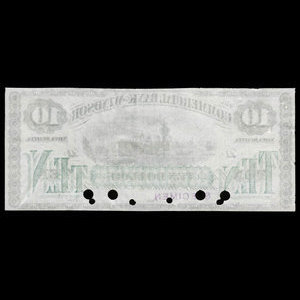 Canada, Commercial Bank of Windsor, 10 dollars : September 1, 1870