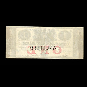 Canada, Quebec Bank, 1 dollar : November 1, 1860