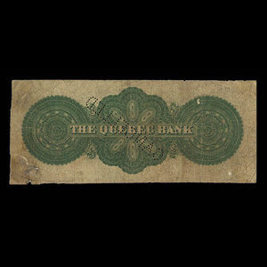 Canada, Quebec Bank, 2 dollars : January 2, 1863